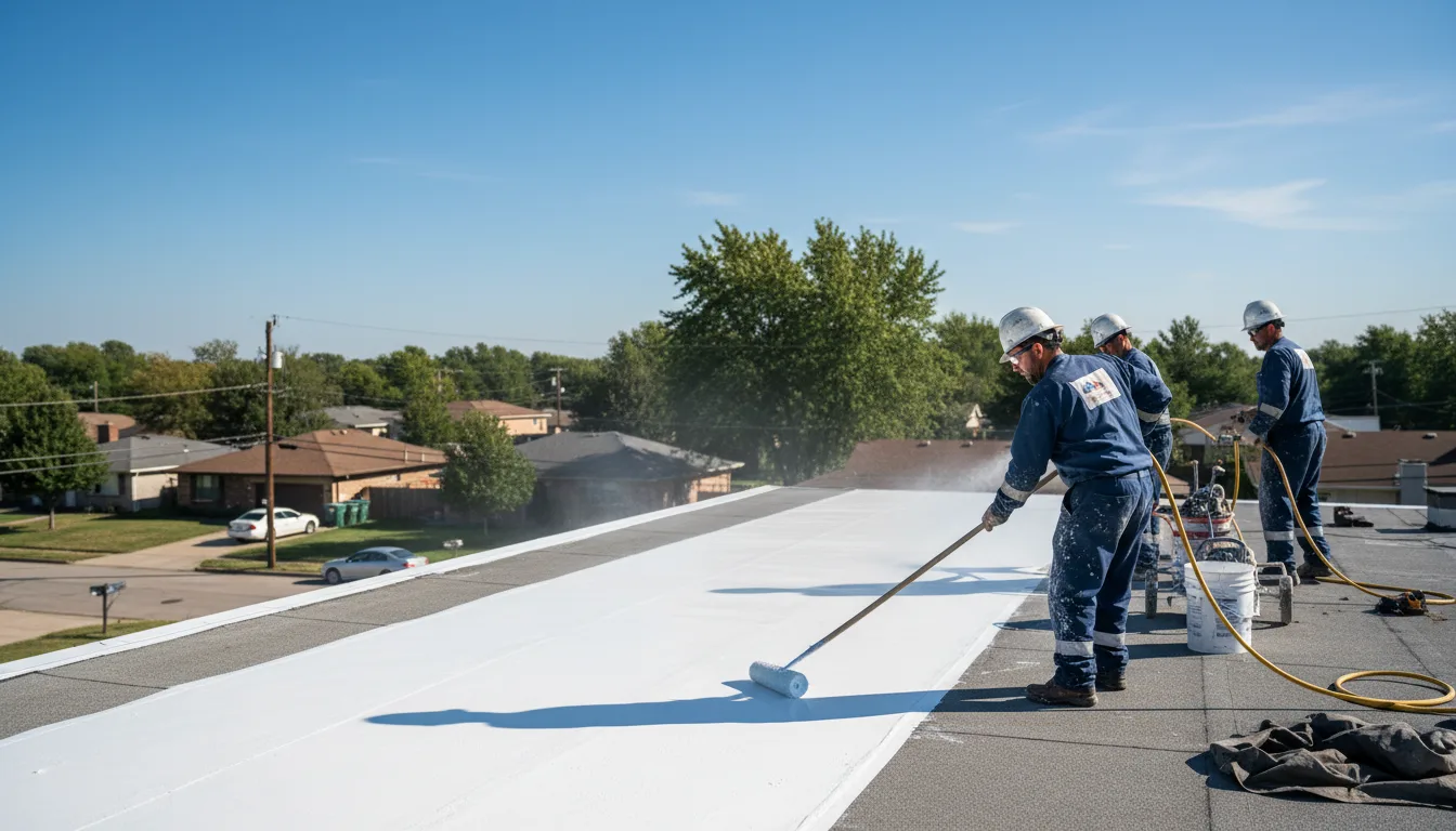 Commercial roof coating in Lochgelly, WV near me